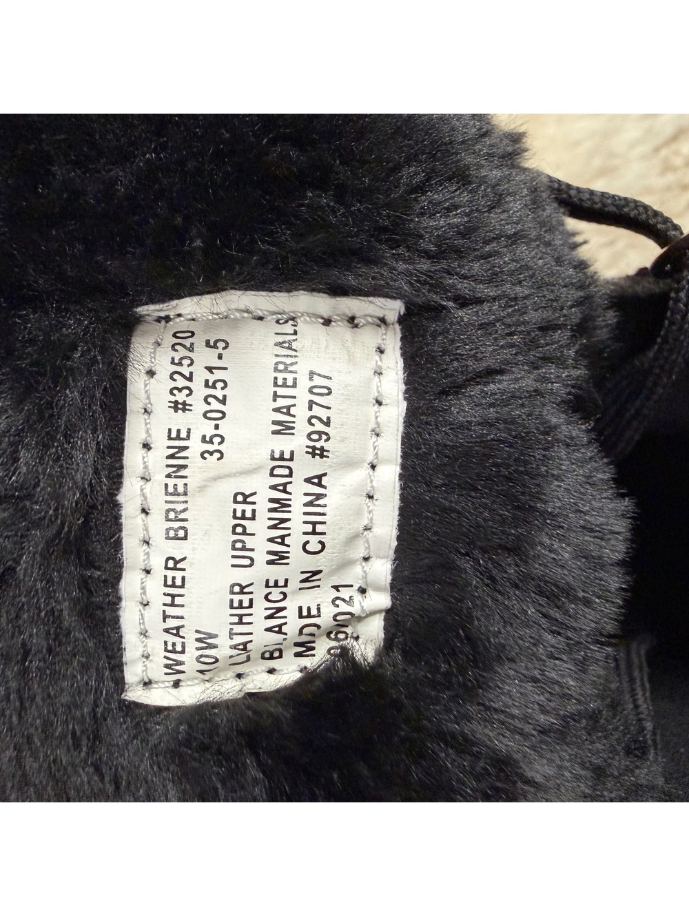 Weatherproof Brienne Women’s Winter Snow Boots Black Plaid Faux Fur 7.5 NWOT - Picture 4 of 6